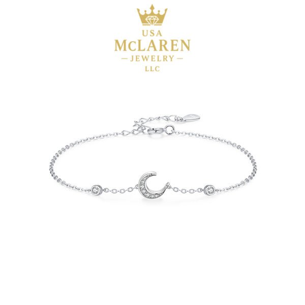 Sweetheart Charm Bracelet in S925 Sterling Silver – Hearts, Stars & Butterflies - Image 2