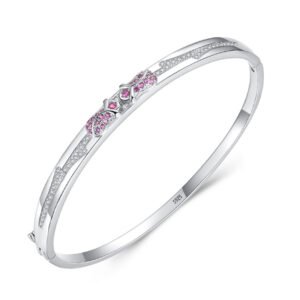 S925 Sterling Silver Rose Bracelet Women's European and American Cross-border Light Luxury Flower Bracelet Elegant Style All-match Valentine's Day Gift