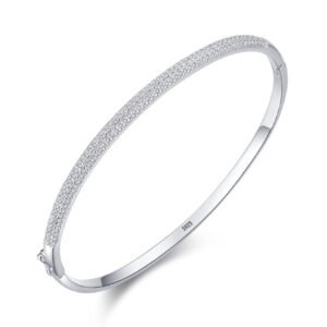 S925 sterling silver star bracelet women's European and American cross-border fashion simple bracelet temperament all-match oval hand jewelry