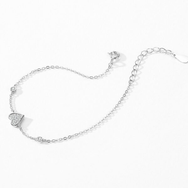 Sweetheart Charm Bracelet in S925 Sterling Silver – Hearts, Stars & Butterflies - Image 7
